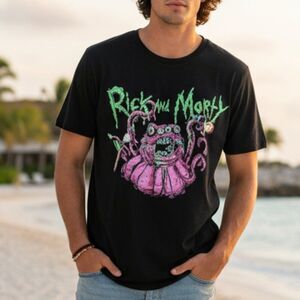 Rick & Morty Official Adult Swim Graphic T-Shirt – Men’s Size Medium